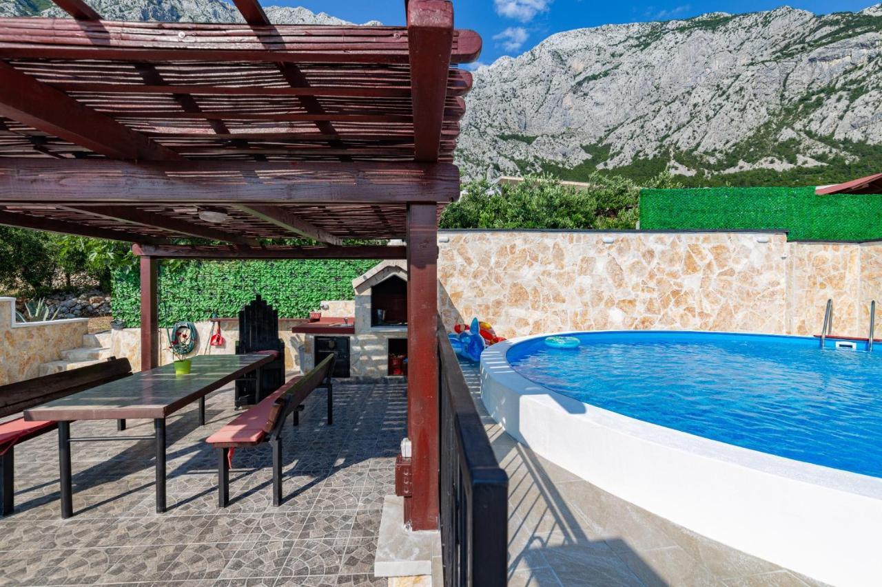 Navis Sea View Apartment With Pool Makarska Exterior photo