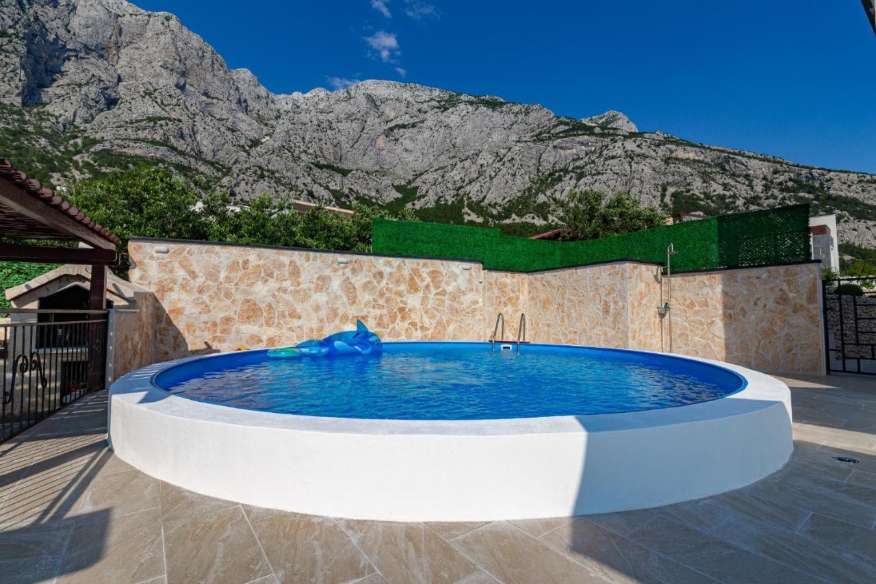 Navis Sea View Apartment With Pool Makarska Exterior photo